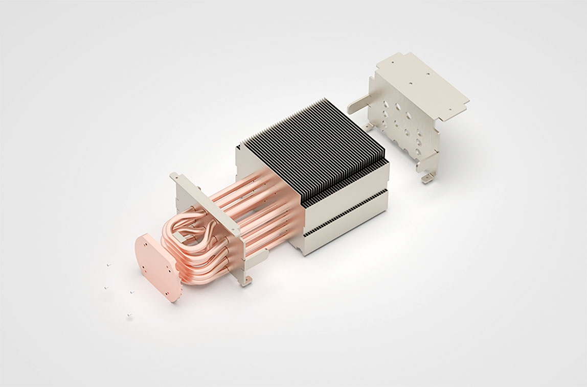 heatsinks or complex custom designs